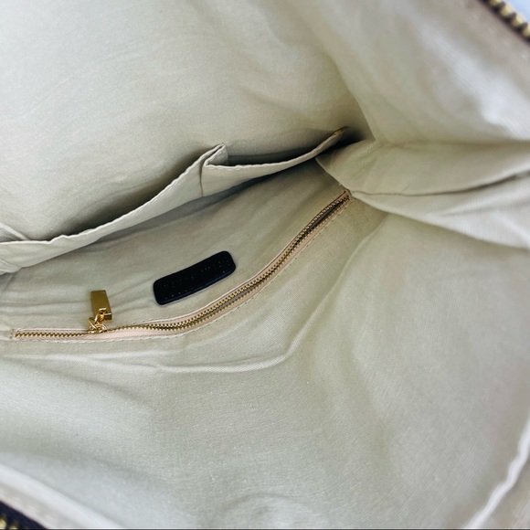 Authentic Tory Burch Maroon Snake Skin Fold Over Shoulder Bag Clutch Purse - Picture 10 of 12